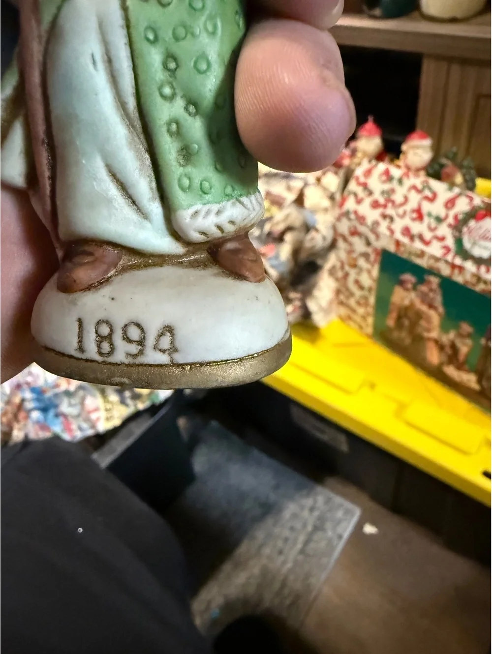 Holiday Traditions 1894 Santa Claus Figurine Ornament